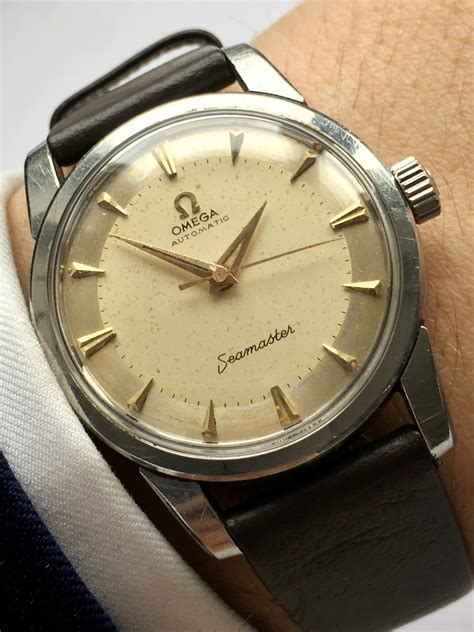 omega seamaster vintage strap|authentic leather omega watch strap.